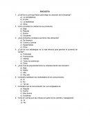 ENCUESTA negocio de abarrotes “Don Pablo”