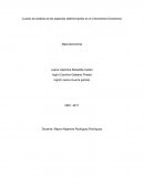 Cuadro de análisis de los aspectos determinantes en el Crecimiento Económico