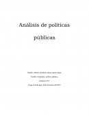 Análisis de políticas públicas