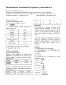 Determinación polarimética de glucosa y otras azúcares