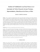 ANÁLISIS DE LA CREACIÓN DE UNA NUEVA ZONA FRANCA EN EL MUNICIPIO DE TURBO: SITUACIÓN ACTUAL, VENTAJAS, OPORTUNIDADES Y BENEFICIOS PARA LA ZONA Y EL PAÍS