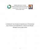 La Panificación Como Estrategia de Integración para el Fortalecimiento Socio- Productivo de la Unidad Educativa “Parque Leonor Bernabó”