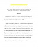 LA INDEPENDENCIA DEL AUDITOR INTERNACIONAL
