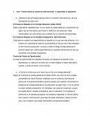 Teoría sobre el comercio internacional