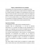 Origen y metamorfosis de los complejos