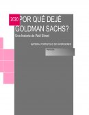 POR QUÉ DEJÉ GOLDMAN SACHS