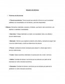 Glosario economía, administración y marketing