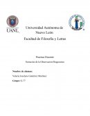 Practica Docente Narración de la Observación/Diagnostico