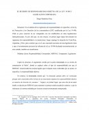EL REGIMEN DE RESPONSABILIDAD OBJETIVA DE LA LEY 19.496 Y LEGISLACION COMPARADA