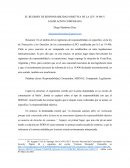 EL REGIMEN DE RESPONSABILIDAD OBJETIVA DE LA LEY 19.496 Y LEGISLACION COMPARADA