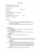 Ejemplo de proyecto de clase