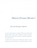 Por que debemos pagar impuestos?