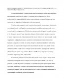 RESPONSABILIDAD DE UN PROFESIONAL EN SALUD OCUPACIONAL FRENTE A LA GESTIÓN ORGANIZACIONAL