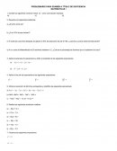 PROBLEMARIO PARA EXAMEN A TÍTULO DE SUFICIENCIA. MATEMÁTICAS