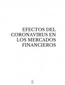 Efecto del Coronavirus en los Mercados Financieros