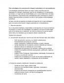 Plan estratégico de comunicación integral sustentado en la mercadotecnia