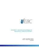 Actividad 5 - Administración estratégica de operaciones y cadena de suministro
