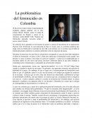 La problemativca del feminicidio en Colombia