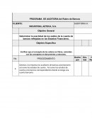 PROGRAMA DE AUDITORIA (BANCOS)
