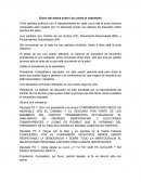 Guion del drama sobre Ley contra el nepotismo