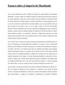 Ensayo sobre el Imperio de Macdonals