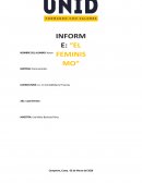 Informe del feminismo
