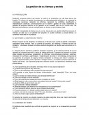 Gestion del tiempo y del estres, By Harold kerzner