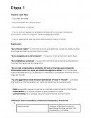 Trabajo sobre conceptos y búsquedas en internet