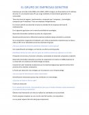 EL GRUPO DE EMPRESAS GENETRIX