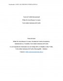 Carta de crédito Internacional