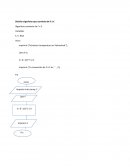 Algoritmo convierte de F a C