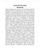 LEYES DE LOS GASES