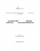 LAS IMPLICACIONES DEL INGLÉS EN PREESCOLAR