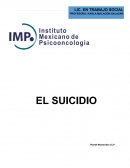 El suicidio. ¿Porque la gente se suicida?