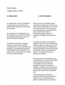 Plan de Venta Análisis DOFA o FODA