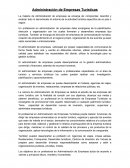 Administración de empresas turísticas