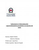 Laboratorio 4: Determinación espectrofotométrica de fósforo en muestra de suelo