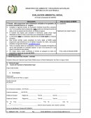 REPUBLICA DE GUATEMALA. EVALUACION AMBIENTAL INICIAL