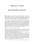 EMBELLECE TU CIUDAD ORGANIZADORES ECOLÓGICOS