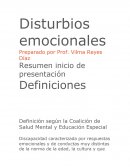 Disturbios emocionales