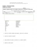 EXAMEN II TRIMESTRE ESPAÑOL (sin resp)