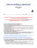Taller de conflicto y negociación