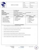 Reporte Mantenimiento