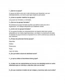 Preguntas sobre trabajo en los grupos