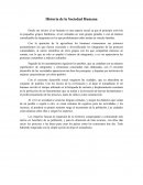 Historia de la sociedad humana