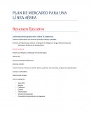 PLAN DE MERCADEO PARA UNA LĺNEA AÉREA