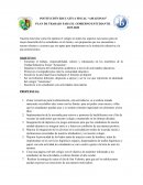 PLAN DE TRABAJO PARA EL GOBIERNO ESTUDIANTIL 2019-2020