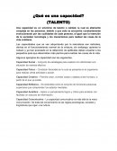 Capicidad y Aptitudes