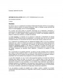 INFORME DE EVALUACION: SOVI 3, HTP Y PERSONA BAJO LA LLUVIA