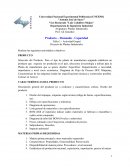 TALLER 1 Producto – Demanda - Capacidad